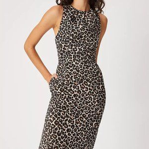 NWOT Anthropologie Benicia Jacquard Midi Dress sz 8